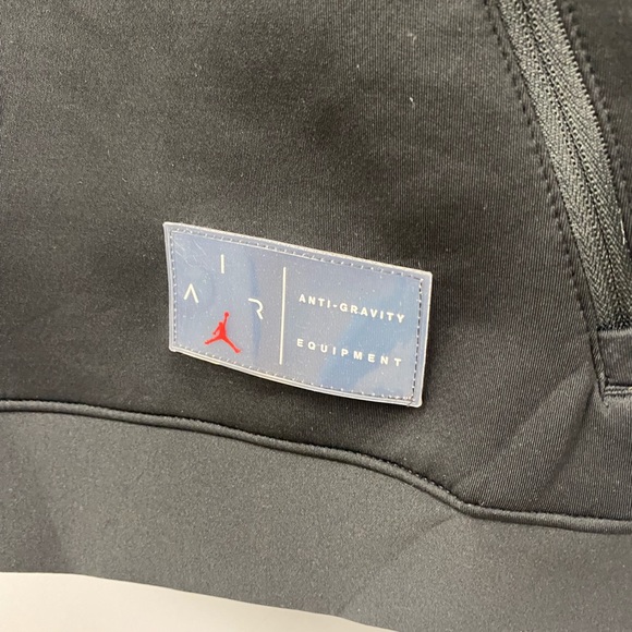 Nike Jordan Air Mens 1/2 Zip Vest Size Large Black CU1344-010 Size Large NWT - Picture 3 of 6